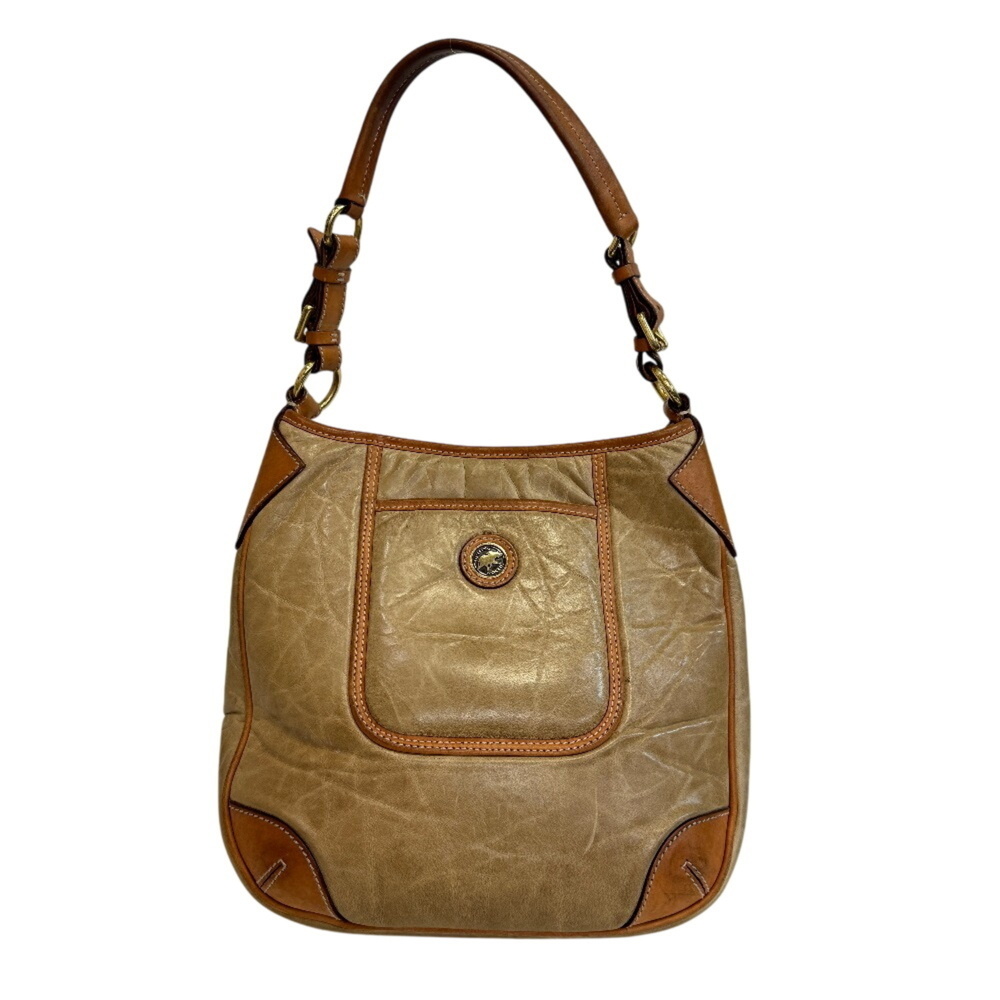 HUNTING WORLD Batue Cloth Handbag/One-Shoulder Bag, Beige